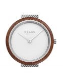 Zegarek klasyczny damski Obaku Denmark V245LXCIMC - Zegarki OBAKU