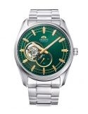 Zegarek klasyczny, elegancki męski Orient Contemporary Mechanical Open Heart RA-AR0008E10B - Zegarki ORIENT