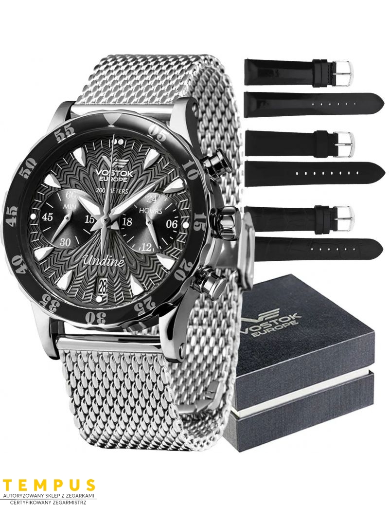 Zegarek sportowy damski Vostok Europe UNDINE VK64-515A523B - Zegarki VOSTOK EUROPE Zegarek sportowy damski Vostok Europe UNDINE VK64-515A523B - Zegarki VOSTOK EUROPE