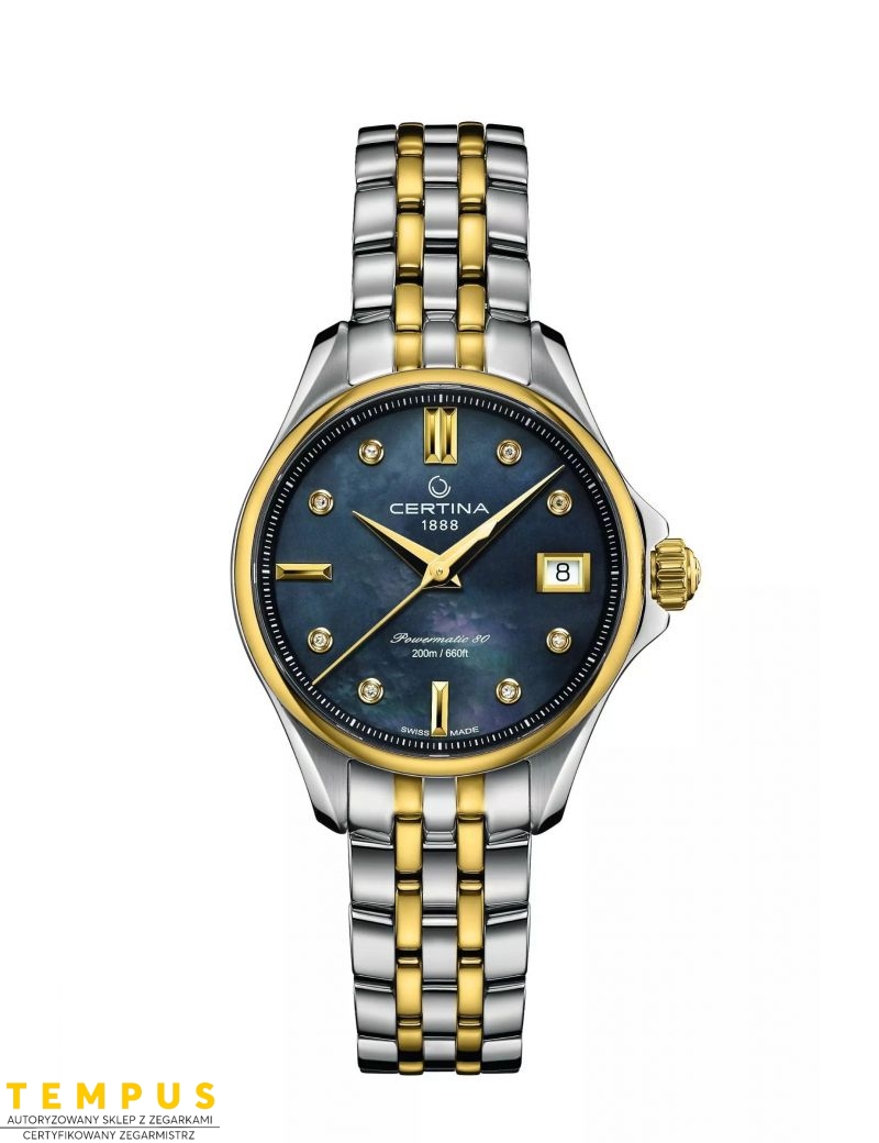 Certina DS Action Lady Powermatic 80 C032.207.22.126.00 Diamonds - Zegarki CERTINA Certina DS Action Lady Powermatic 80 C032.207.22.126.00 Diamonds - Zegarki CERTINA