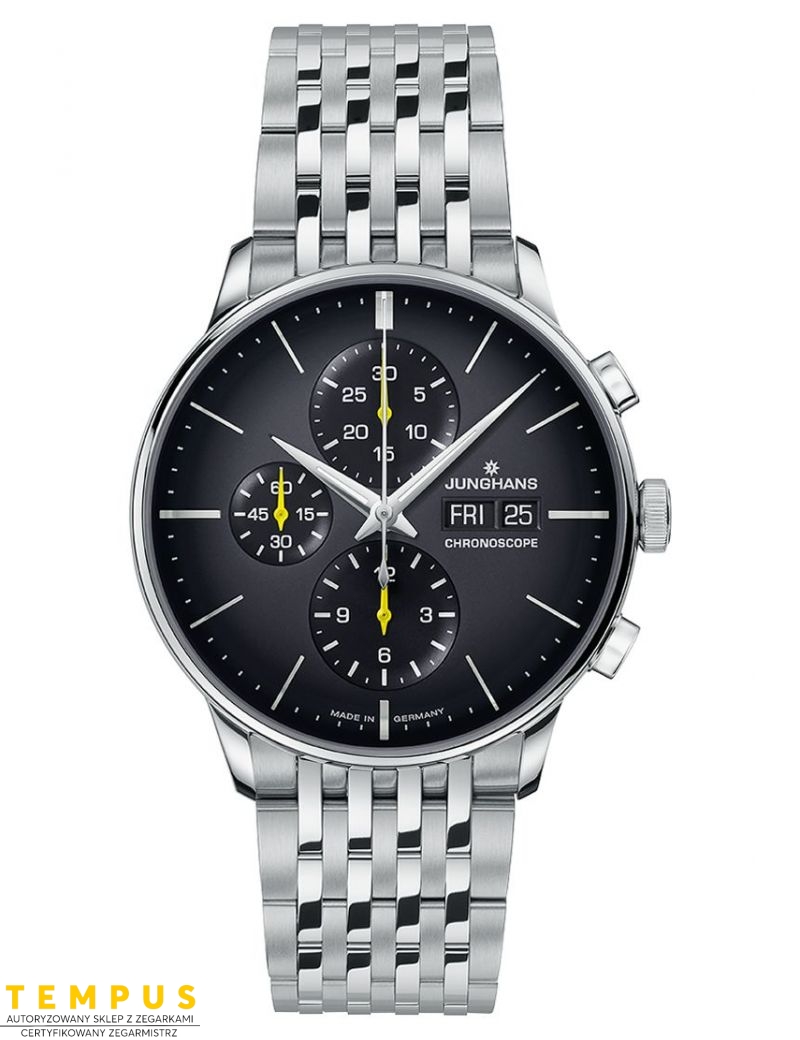 Junghans Meister Chronoscope 27/4429.47 Sapphire English Date Sapphire - Zegarki JUNGHANS Junghans Meister Chronoscope 27/4429.47 Sapphire English Date Sapphire - Zegarki JUNGHANS