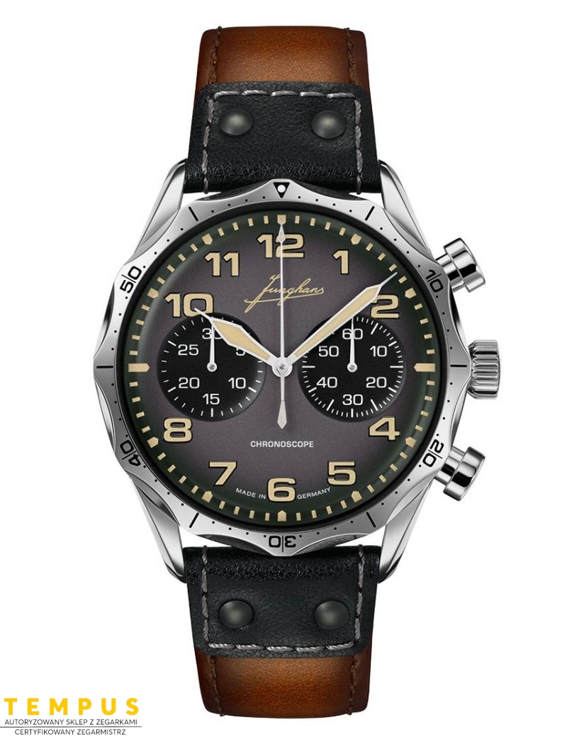 Junghans Pilot Chronoscope 27/3493.00 - Zegarki JUNGHANS Junghans Pilot Chronoscope 27/3493.00 - Zegarki JUNGHANS