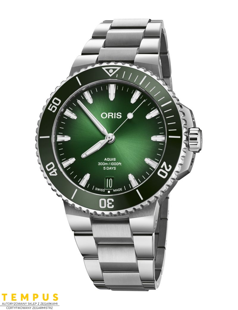 Zegarek sportowy męski Oris Aquis Date Calibre 400 43. Zegarek sportowy męski Oris Aquis Date Calibre 400 43.
