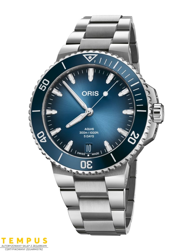 Zegarek sportowy męski Oris Aquis Date Calibre 400 43. Zegarek sportowy męski Oris Aquis Date Calibre 400 43.