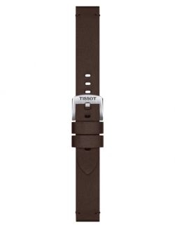 Brązowy syntetyczny pasek Tissot 18mm T852.048.211