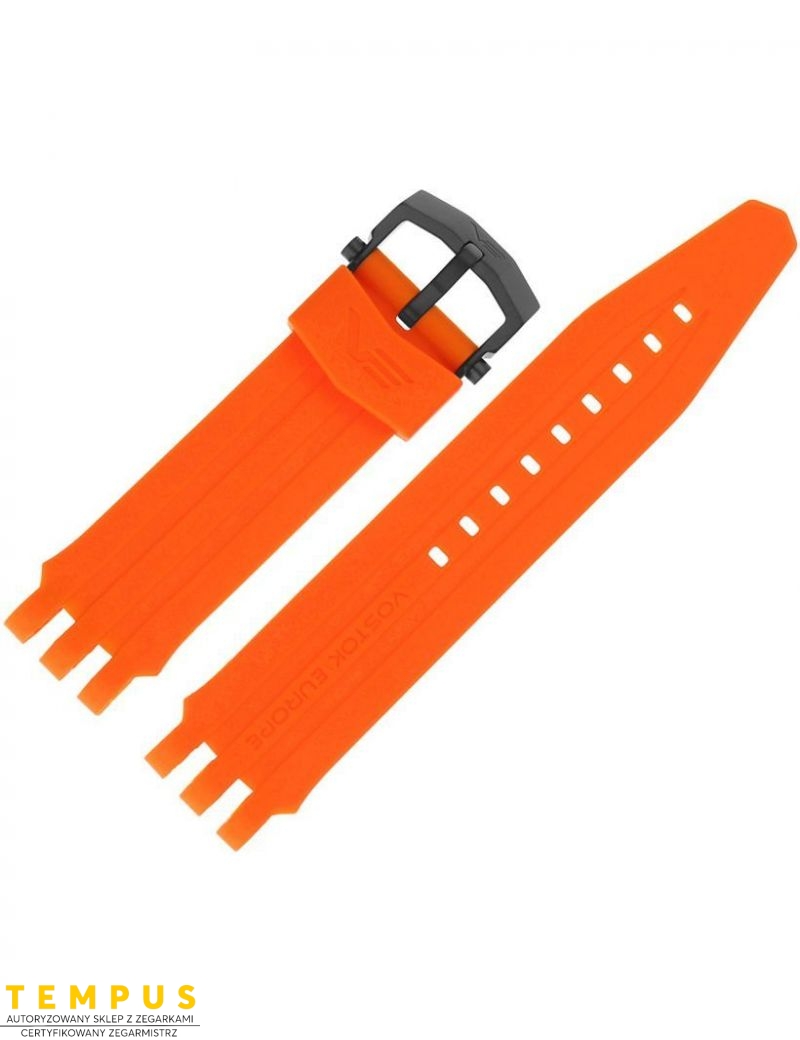 Pasek Vostok Europe Energia 3 - Silikon C649 pomarańczowy czarna kl. - VOSTOK - paski i bransolety do zegarków Pasek Vostok Europe Energia 3 - Silikon C649 pomarańczowy czarna kl. - VOSTOK - paski i bransolety do zegarków