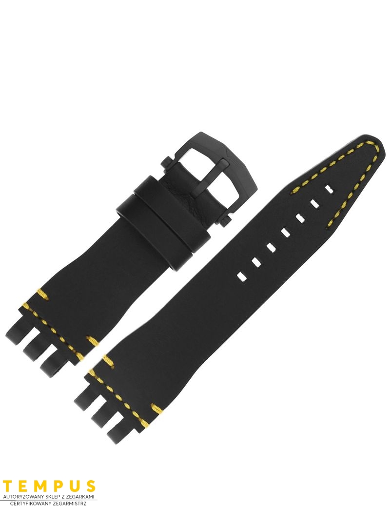 Pasek Vostok Europe Energia 3 - Skóra H704 czarny z żółtym p. czarna kl. - VOSTOK - paski i bransolety do zegarków Pasek Vostok Europe Energia 3 - Skóra H704 czarny z żółtym p. czarna kl. - VOSTOK - paski i bransolety do zegarków