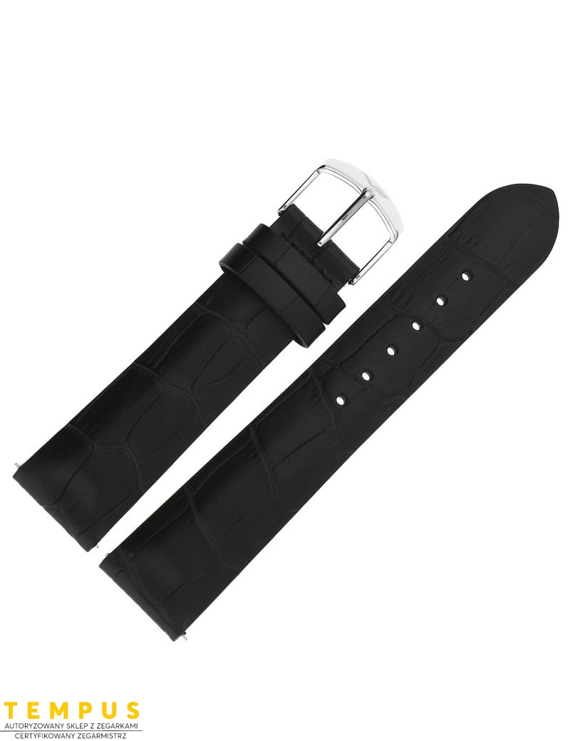 Pasek Vostok Europe Undine - Skóra A523 czarny croco stalowa kl. - VOSTOK - paski i bransolety do zegarków Pasek Vostok Europe Undine - Skóra A523 czarny croco stalowa kl. - VOSTOK - paski i bransolety do zegarków