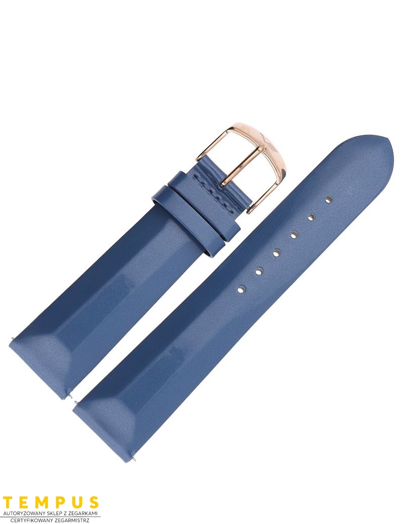 Pasek Vostok Europe Undine - Skóra B527 niebieski gładki różowa kl. - VOSTOK - paski i bransolety do zegarków Pasek Vostok Europe Undine - Skóra B527 niebieski gładki różowa kl. - VOSTOK - paski i bransolety do zegarków