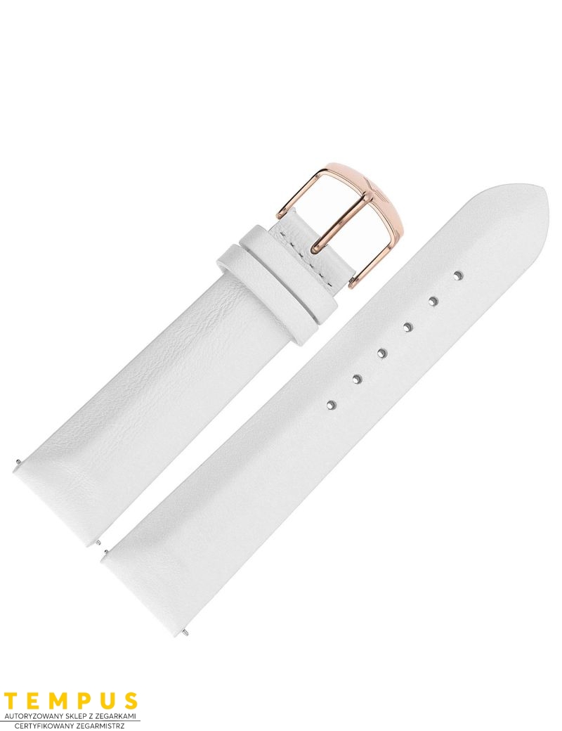 Pasek Vostok Europe Undine - Skóra B528 biały gładki różowa kl. - VOSTOK - paski i bransolety do zegarków Pasek Vostok Europe Undine - Skóra B528 biały gładki różowa kl. - VOSTOK - paski i bransolety do zegarków