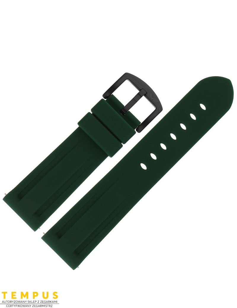 Pasek Expedition - Silikon (C731) zielony czarna kl. - VOSTOK - paski i bransolety do zegarków Pasek Expedition - Silikon (C731) zielony czarna kl. - VOSTOK - paski i bransolety do zegarków