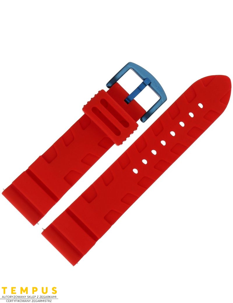 Pasek Expedition - Silikon (D736) czerwony niebieska kl. - VOSTOK - paski i bransolety do zegarków Pasek Expedition - Silikon (D736) czerwony niebieska kl. - VOSTOK - paski i bransolety do zegarków