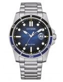 Zegarek sportowy męski Citizen Marine AW1810-85L Sporty Eco-Drive na bransolecie