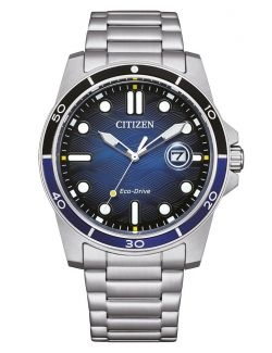 Zegarek sportowy męski Citizen Marine AW1810-85L Sporty Eco-Drive na bransolecie