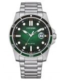 Zegarek sportowy męski Citizen Marine AW1811-82X Sporty Eco-Drive na bransolecie