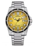 Zegarek sportowy męski Citizen Marine AW1816-89X Sporty Eco-Drive na bransolecie