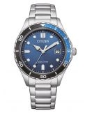 Zegarek sportowy damski, unisex Citizen Aqua Ladies AW1821-89L na bransolecie