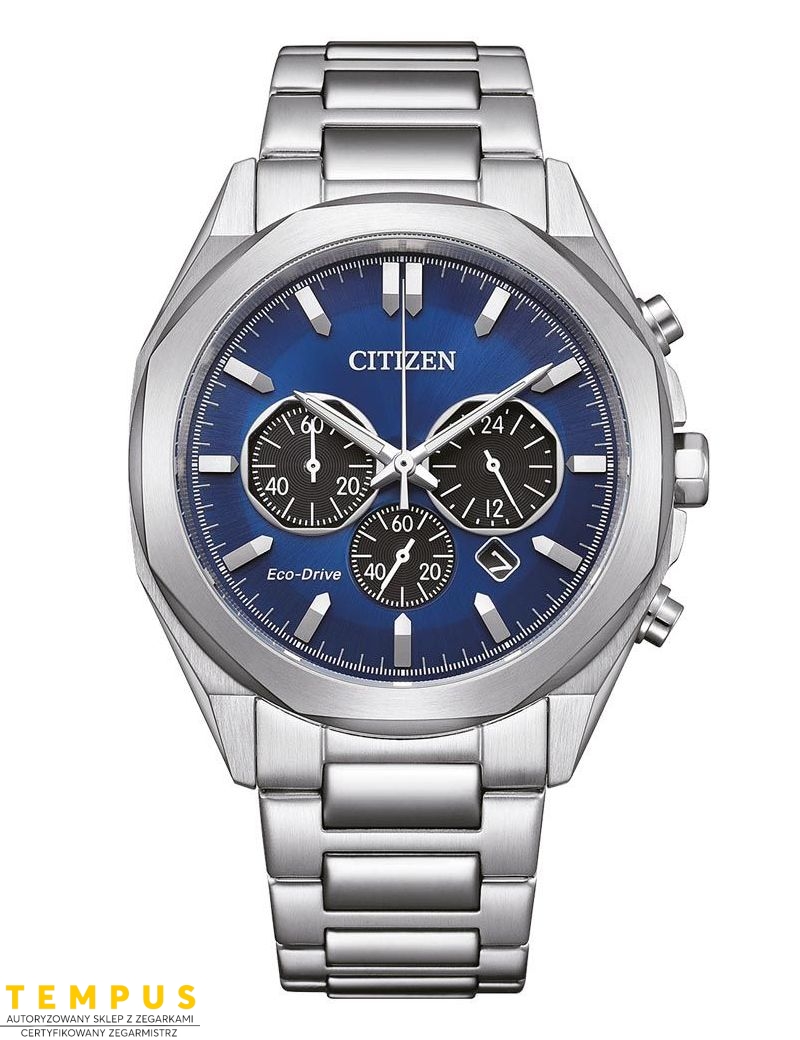 Zegarek casual męski Citizen Modern Chrono CA4590-81L na bransolecie Zegarek casual męski Citizen Modern Chrono CA4590-81L na bransolecie