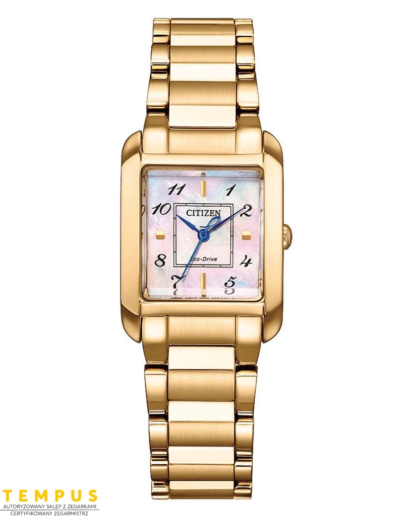 Zegarek klasyczny damski Citizen Lady Square EW5602-81D na bransolecie Zegarek klasyczny damski Citizen Lady Square EW5602-81D na bransolecie