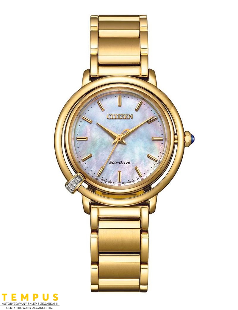Zegarek fashion damski Citizen L Arcly Collection Arising EM1092-64D na bransolecie Zegarek fashion damski Citizen L Arcly Collection Arising EM1092-64D na bransolecie