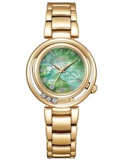 Zegarek fashion damski Citizen L Arcly Collection Moving Diamond Special Edition EM1113-82Y na bransolecie
