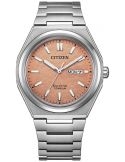 Zegarek casual męski Citizen Zenshin Super Titanium Eco-Drive AW0130-85ZE Salomon na bransolecie