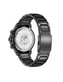 Zegarek lotniczy męski Citizen Chronograph Eco-Drive Pilot CA4475-89E Black na bransolecie