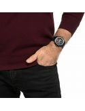 Zegarek lotniczy męski Citizen Chronograph Eco-Drive Pilot CA4475-89E Black na bransolecie