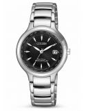 Zegarek klasyczny damski Citizen Radio Controlled Lady EC1170-85E na bransolecie