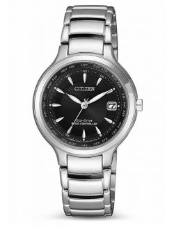 Zegarek klasyczny damski Citizen Radio Controlled Lady EC1170-85E na bransolecie