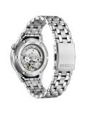 Zegarek klasyczny męski Citizen Mechanical Classic Open Heart NH9131-73L na bransolecie