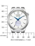 Zegarek klasyczny męski Citizen Mechanical Classic Open Heart NH9131-73A na bransolecie