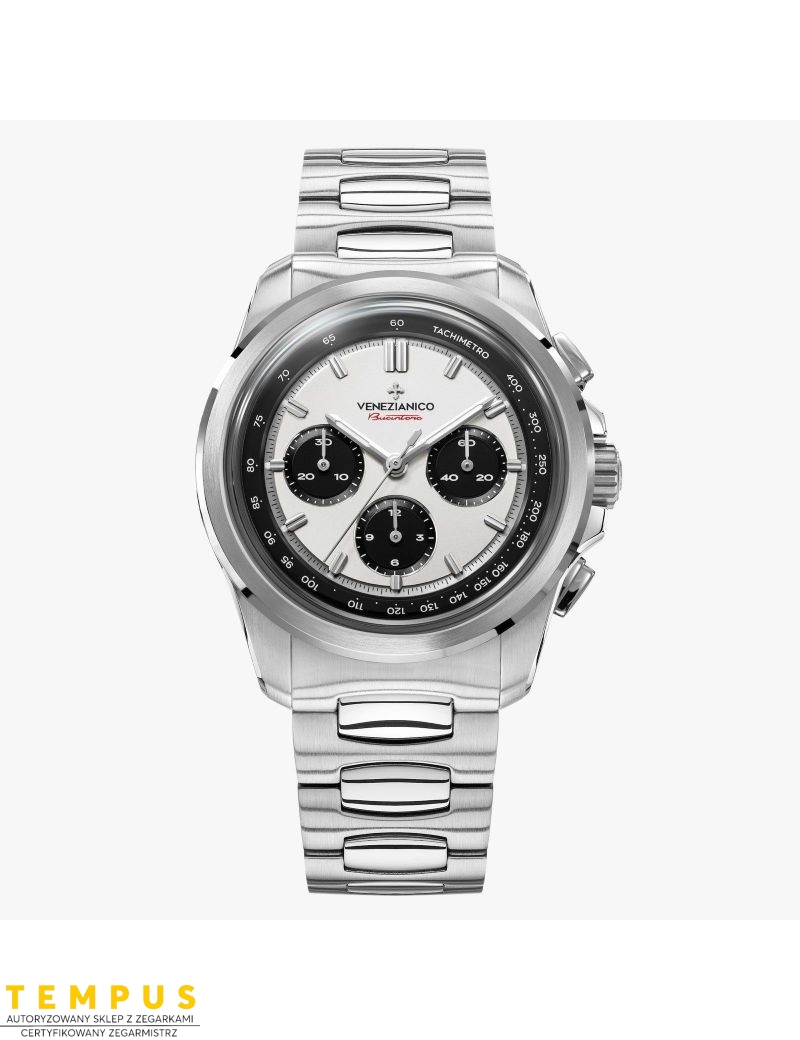 Zegarek sportowy męski Venezianico Bucintoro Tricompax 42 8221510C - Zegarki VENEZIANICO