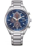 Zegarek sportowy męski Citizen Racing Chrono CA0459-79L na bransolecie