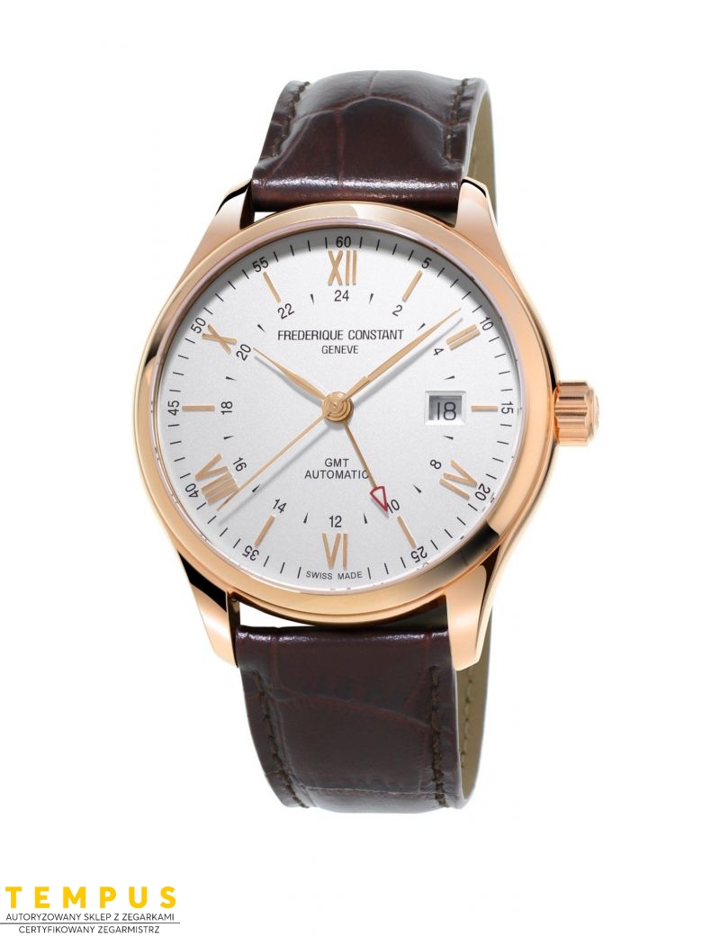 Frederique Constant Classics Index GMT Automatic FC-350V5B4 - Zegarki FREDERIQUE CONSTANT Frederique Constant Classics Index GMT Automatic FC-350V5B4 - Zegarki FREDERIQUE CONSTANT