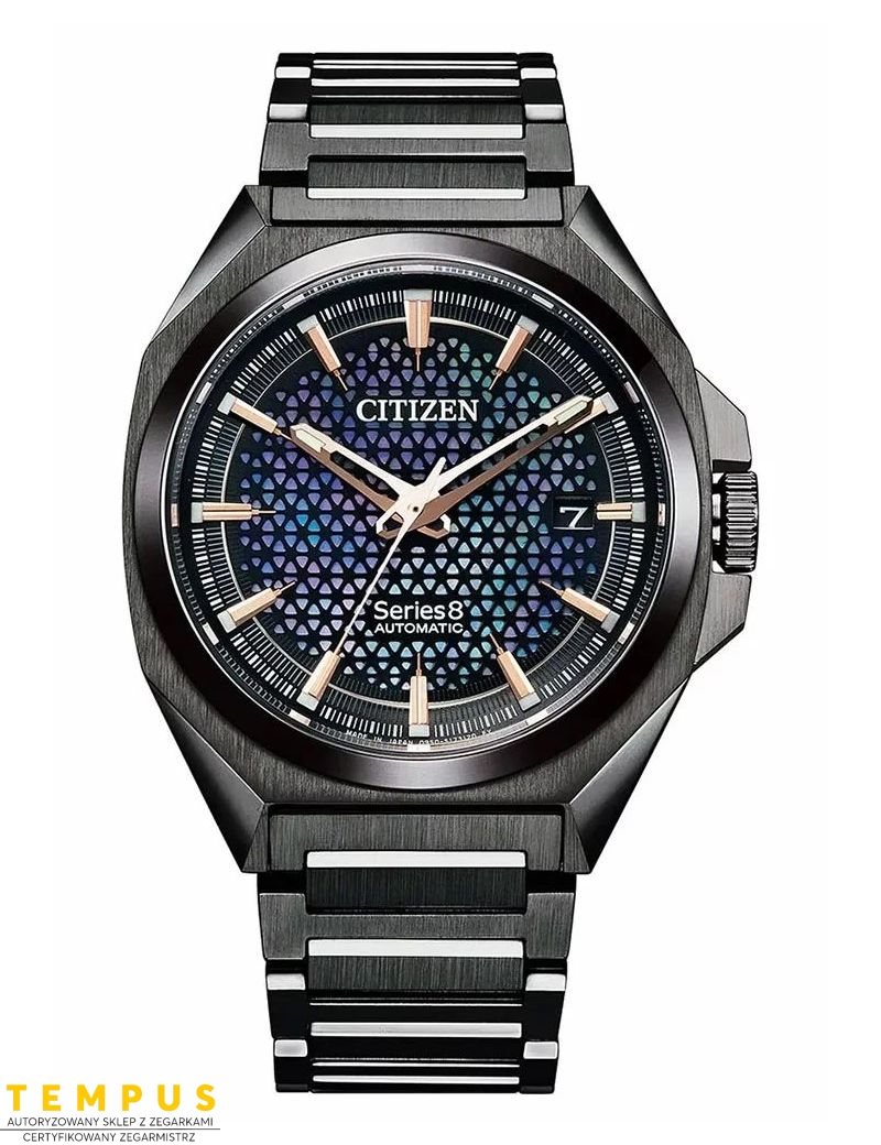 Zegarek casual męski Citizen Series 8 830 Mechanical NA1015-81Z na bransolecie