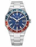 Zegarek sportowy męski Citizen Series 8 880 GMT Automatic Pepsi NB6030-59L na bransolecie