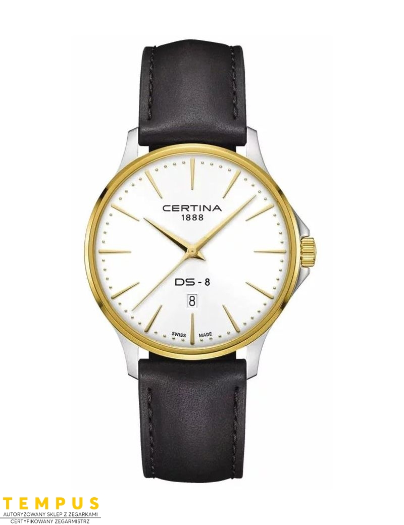 Zegarek klasyczny, elegancki męski Certina DS-8 Gent C045.410.26.031. Zegarek klasyczny, elegancki męski Certina DS-8 Gent C045.410.26.031.
