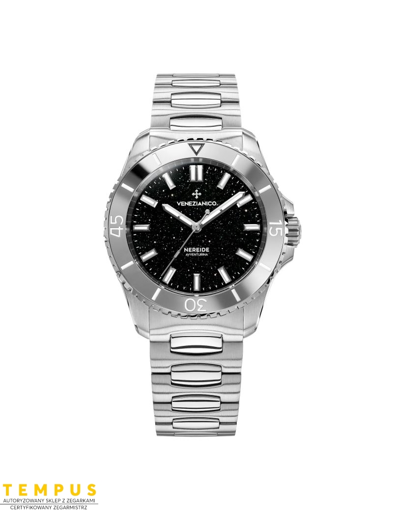 Zegarek sportowy męski Venezianico Avventurina Nera 39 3121550C Limited - Zegarki VENEZIANICO Zegarek sportowy męski Venezianico Avventurina Nera 39 3121550C Limited - Zegarki VENEZIANICO