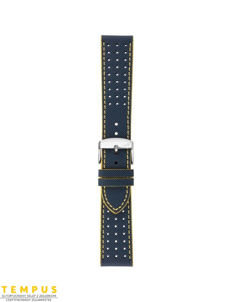 Pasek Morellato Sumo Cuoio WR Nero/Gia 20 mm A01X5485D37897CR20 - MORELLATO - paski i bransolety do zegarków