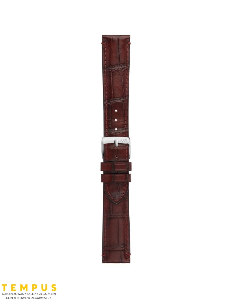 Pasek Morellato Tiepolo Vitello St. All.Vintage Bordo 18 mm A01X5534D40081CR18 - MORELLATO - paski i bransolety do zegarków Pasek Morellato Tiepolo Vitello St. All.Vintage Bordo 18 mm A01X5534D40081CR18 - MORELLATO - paski i bransolety do zegarków