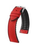Pasek HIRSCH Arne L Animal Free materiałowo kauczukowy 22 mm 0925090020-2-22 - HIRSCH - paski do zegarków