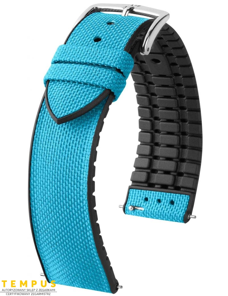 Pasek HIRSCH Arne L Animal Free materiałowo kauczukowy 18 mm 0925090083-2-18 - HIRSCH - paski do zegarków