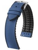 Pasek HIRSCH Arne L Animal Free materiałowo kauczukowy 18 mm 0925090080-2-18 - HIRSCH - paski do zegarków