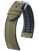 Pasek HIRSCH Arne L Animal Free materiałowo kauczukowy 20 mm 0925090040-2-20 - HIRSCH - paski do zegarków