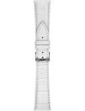 Pasek Morellato Extra EC Alligatore Calf White 22 mm A01X5201656017CR22 - MORELLATO - paski i bransolety do zegarków