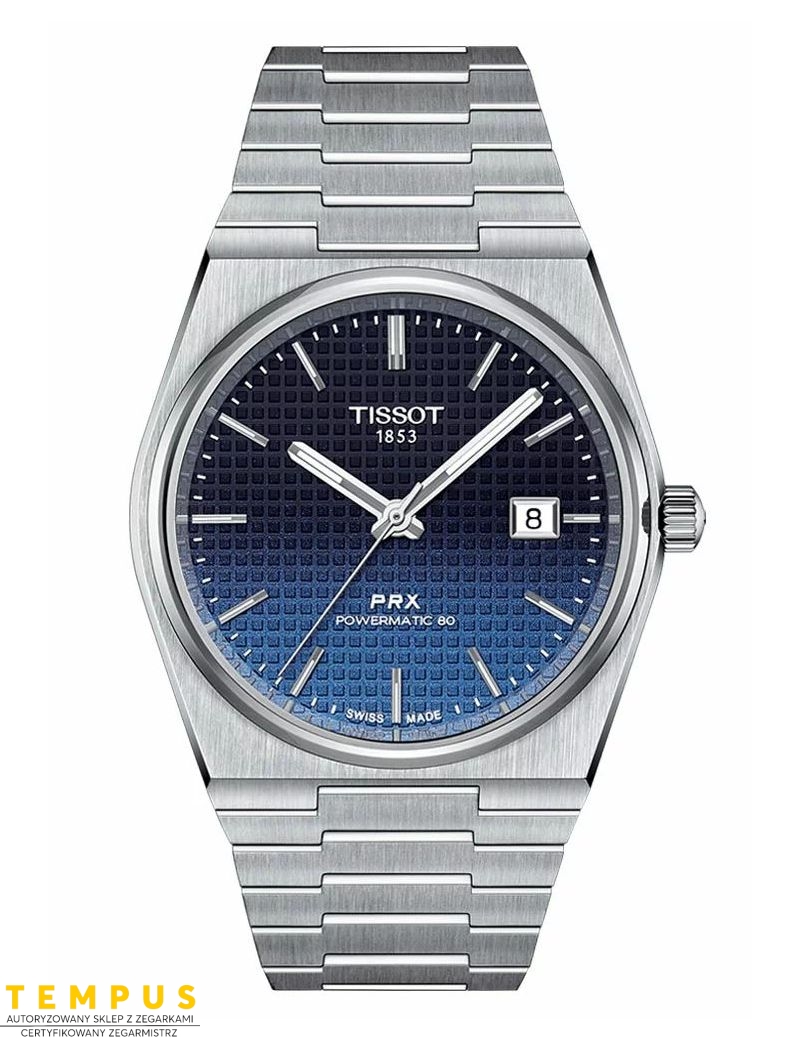 Tissot PRX Powermatic 80 40 Dark Blue Chameleon T137.407.11.051.01 - Zegarki TISSOT