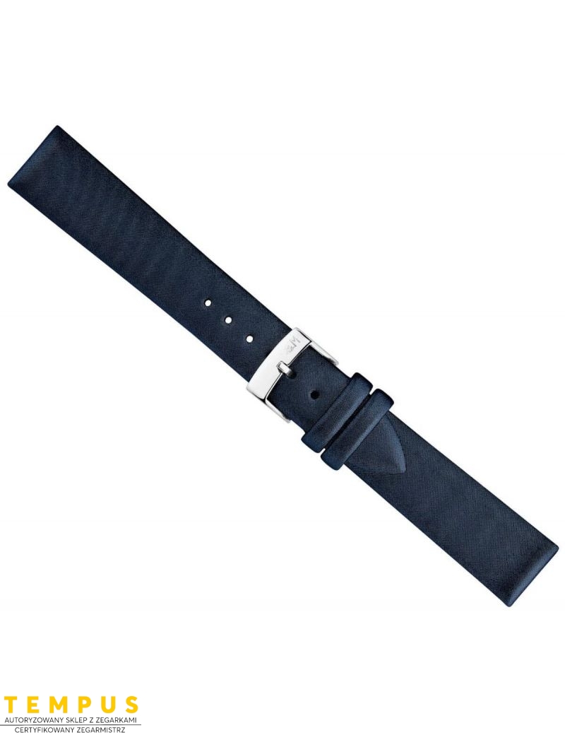 Pasek Morellato Vogue Satin Blue 16 mm A01D5970E14062CR16 - MORELLATO - paski i bransolety do zegarków