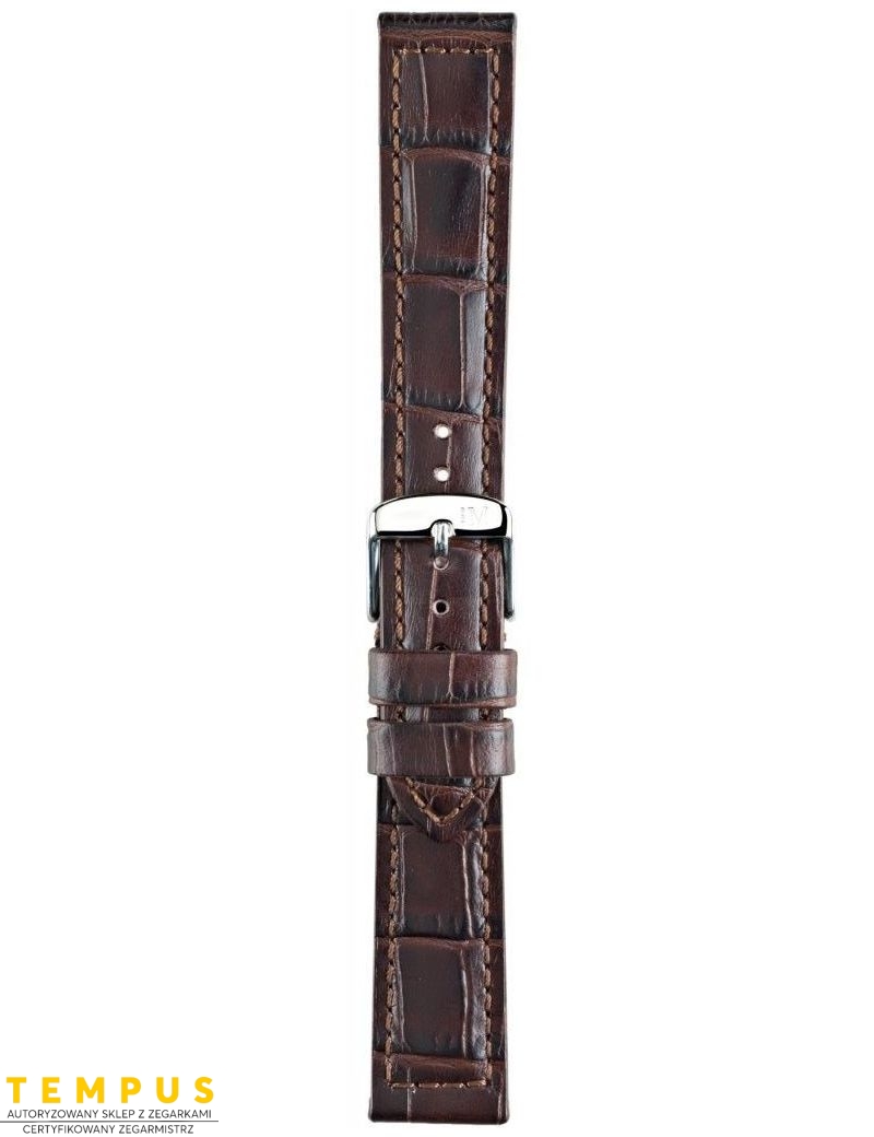 Pasek Morellato Botero Alligator Marrone Scuro 18 mm A01U2226480032CR18 - MORELLATO - paski i bransolety do zegarków Pasek Morellato Botero Alligator Marrone Scuro 18 mm A01U2226480032CR18 - MORELLATO - paski i bransolety do zegarków