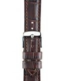 Pasek Morellato Botero Alligator Marrone Scuro 18 mm A01U2226480032CR18 - MORELLATO - paski i bransolety do zegarków